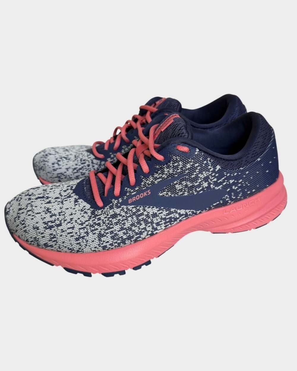Brooks Launch 6 Size 7.5 Blue Pink Running Shoes